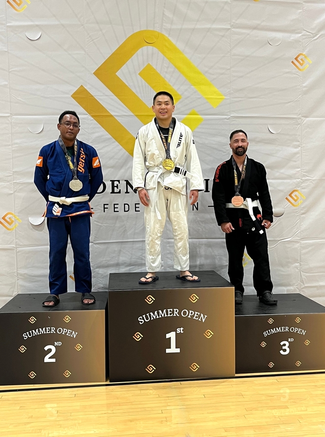 Scott Li Wins Gold in BJJ Debut!
