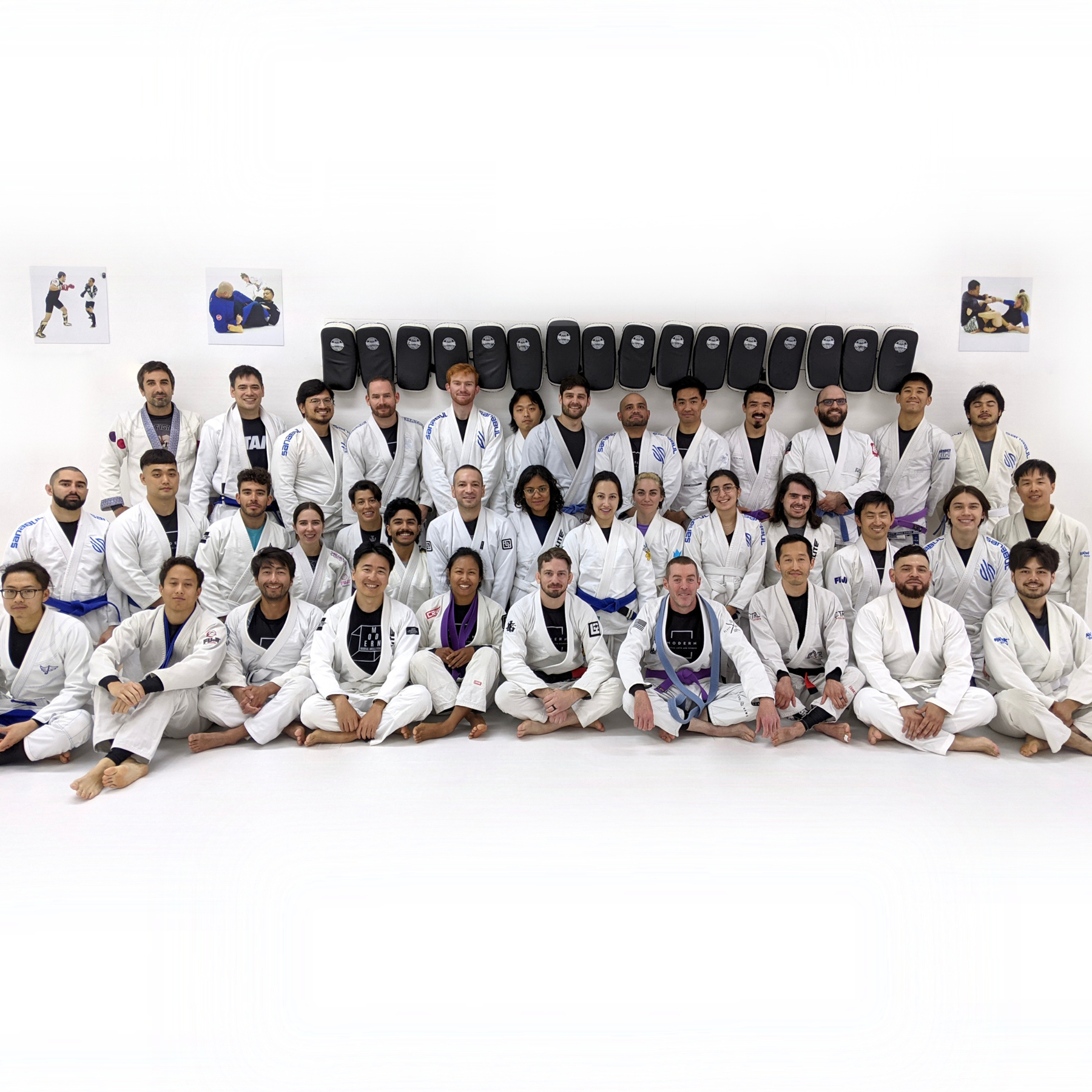 No-Gi Jiu-Jitsu seminar and Brazilian Jiu-Jitsu belt promotion ceremony of 2023 at Modern Martial Arts and Fitness in Pasadena, CA